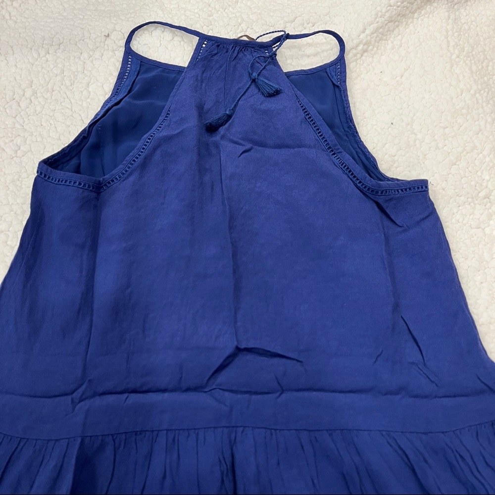 Loft - Racerback Style Blue Dress - Size Small - Picture 3 of 6